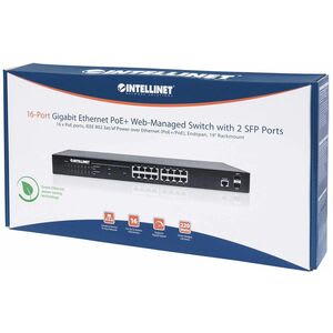 Switch Administrable Gigabit Ethernet De 16 Puertos Poe+ Con 2 Puertos Sfp - Intellinet - Image 5