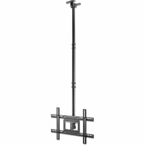Manhattan 462051 Fijacion En Techo Para Tv, Tv Lcd, Led Tv, Plasma Tv, Pantalla Digital Signage - Negro - Altura Ajustable - 1 Pantalla(s) Admitidas - 94cm A 203.2cm (80") Para Pantalla Plana - 50kg Capacidad De Carga - 200 X 200, 300 X 200, 400 X 200, 300 X 300, 400 X 300, 400 X 400, 600 X 400 - Compatible Con Montura Vesa - Acero Con Recubrimiento De Polvo - Image 6