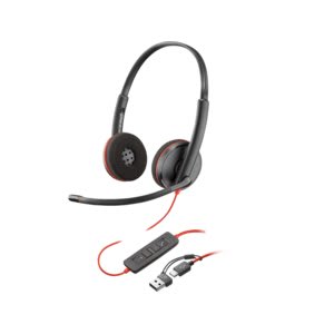Hp Poly Blackwire 3220 Stereo Usb-C Headset +usb-C/A Adapter (bulk) - Image 2