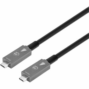 Cable Usb-C Optico Activo Usb 3.2 Gen 2 Tipo-C - Superspeed+ 7.50m Fibra óptica Cable De Red