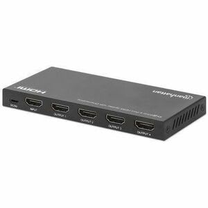 Splitter Hdmi Con 4 Puertos 4k Y Reductor De Escala - Manhattan