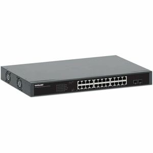 24-Port Gigabit Ethernet Poe+ Switch With 2 Sfp Ports - 24 Puertos Conmutador Ethernet - Gigabit Ethernet - 10/100/1000base-T, 1000base-X