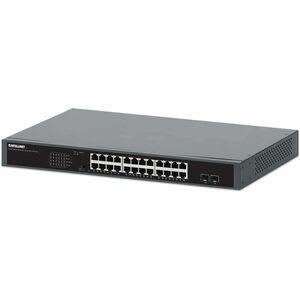 24-Port Gigabit Ethernet Poe+ Switch With 2 Sfp Ports - 24 Puertos Conmutador Ethernet - Gigabit Ethernet - 10/100/1000base-T, 1000base-X