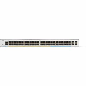 CISCO Cisco Switch Catalyst 1300, 48 Puertos Gigabit Ethernet, Poe+ Con 375w Totales, 4 Puertos Sfp+ (4x 1g/10g), Incluye Cable Cab-16awg-Ac, El Smartnet Se Adquieren Por Separado.