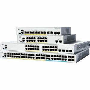 Cisco Switch Catalyst 1300, 24 Puertos Gigabit Ethernet, No Poe, 4 Puertos Sfp+ (4x 1g/10g), Incluye Cable Cab-16awg-Ac, El Smartnet Se Adquieren Por Separado.
