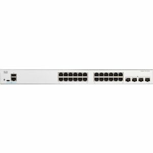 Cisco Switch Catalyst 1300, 24 Puertos Gigabit Ethernet, No Poe, 4 Puertos Sfp+ (4x 1g/10g), Incluye Cable Cab-16awg-Ac, El Smartnet Se Adquieren Por Separado.
