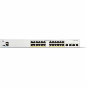CISCO Cisco Switch Catalyst 1300, 24 Puertos Gigabit Ethernet, Poe+ Con 195w Totales, 4 Puertos Sfp+ (4x 1g/10g), Incluye Cable Cab-16awg-Ac, El Smartnet Se Adquieren Por Separado.