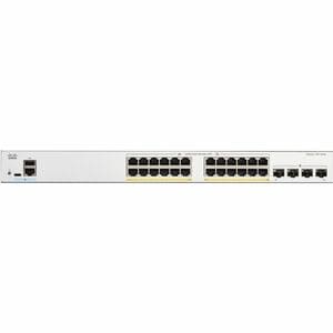Cisco Switch Catalyst 1200, 24 Puertos Gigabit Ethernet, No Poe, 4 Puertos Sfp (4x1g), Incluye Cable Cab-16awg-Ac, El Smartnet Se Adquieren Por Separado.