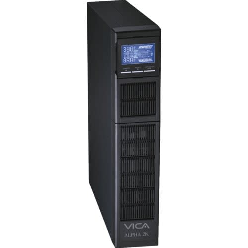 Vica Ups Online Alpha 2k 220v, Capacidad 2000va / 2000w, Diseño Rack/Torre, Doble Conversión En Línea Con Factor De Potencia Unitario, Pantalla Lcd, Software De Monitoreo, Puertos De Comunicación Snmp/Usb/Rs-232, Puerto Rj45, Clavija Nema 5-20p, 8 Tomas Nema 5-20r Con Supresor De Picos, Reguladas Y Respaldadas, Se Puede Agregar Banco De Baterías Adicional (opcional), Amplio Rango De Voltaje (55-150 Vca), Frecuencia 50/60 Hz, Tomas De Salida Programables, Operación En Modo Eco Para Ahorro De Energía, Alta Capacidad De Sobrecarga, Rango De Voltaje De Salida Seleccionable: 208-240vca, Tarjeta Snmp (opcional). Los Equipos De Alpha 2k Utilizan Un Nema 5-20p Y Va Conectado A Un Nema 5-20r (en Pared) Debido Al Amperaje Que Manejan Estos Equipos No Se Recomienda El Uso De Adaptadores Esto Por Seguridad. 2 Años De Garantía En Partes, 1 Año De Garantía En Baterías.