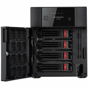 Buffalo Terastation Ts3430dn 4 X Total De Compartimientos Sistema De Almacenamiento San/Nas - 32tb Hdd - 4 X 8tb - Annapurna Labs Alpine Al524 Quad-Core (4 Core) 2ghz - 2gb Ram - Ddr4 Sdram De Escritorio - Conforme Con Normas Taa - 4 X Hdd Instalado - 32tb Capacidad De Hdd Instalado - Compatibilidad Con Raid - 0, 1, 5, 6, 10, Jbod Raid Levels - 2 X Rj-45 - Gigabit Ethernet, 2.5 Gigabit Ethernet - 3año(s) Garantía
