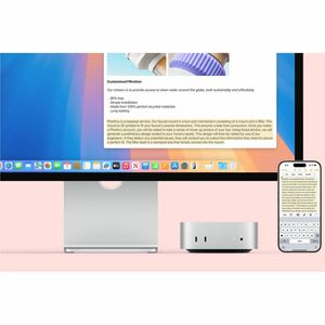 Computadora De Escritorio Apple Mac Mini Mcx44e/A - Apple - 24gb - 512gb Ssd - Mini Pc - Plata - Apple M4 Pro Chip - Apple Hexadeca-Core (16 Core) - Ieee 802.11ax Wireless Lan - 155w
