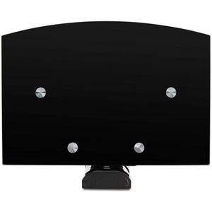 Startech.com Estantes Para Av Flotantes De Montaje En Pared - Ajustables En Altura - Para Debajo Del Tv - Estantes De Vidrio Templado Negro - Altura Ajustable - 6.99kg Capacidad De Carga - Aluminio, Acero, Plástico - 2