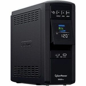 Ups De Línea Interactiva Cyberpower Cp1000pfclcda - 1kva/600w - Torre - Avr - 8hora(s) Recarga - 2minuto(s) Stand-By - 120 V Ac Entrada - 120 V Ac Salida - 10 X Nema 5-15r Receptacle(s) - Onda Sinusoidal Pura - Puerto Serial - Usb - Lcd Pantalla - 5 X Battery/Surge Outlet - Contacto Secado