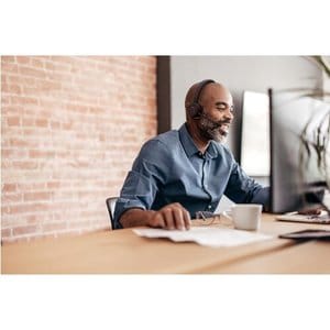 Jabra Evolve 65 Te Usb-A Ms  Stereo. Auricular Con Cable / Inalámbrico, Dual, Certificado Con Microsoft Teams . Binaural - Supra-Aural - 3000cm - Bluetooth - 20hz A 20khz, Tecnología Mems Micrófono - Image 3