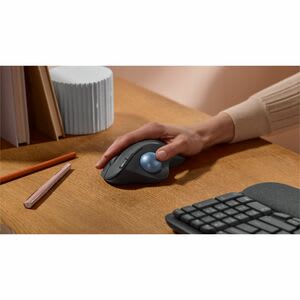 Mouse Ergonomico Ergo M575s Grafito - Seguimiento óptico Avanzado De Logitech - Hasta 2000 Dpi - 5 Botones - 3 Botones Personalizables - Hasta 18 Meses De Duración De Bateria - Image 7