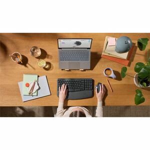 Mouse Ergonomico Ergo M575s Grafito - Seguimiento óptico Avanzado De Logitech - Hasta 2000 Dpi - 5 Botones - 3 Botones Personalizables - Hasta 18 Meses De Duración De Bateria - Image 8