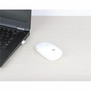 Mouse Manhattan Mw3050 Tama?o Completo - Radiofrecuencia - Usb Tipo A - óptico - 3 Botón(es) - Blanco - Inalámbrico - 10m - 2.40ghz - 1200 Dpi - Rueda De Desplazamiento - Simétrico - 1 X Aa Battery Supported