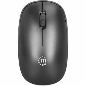 Mouse Manhattan Mw3050 Tama?o Completo - Radiofrecuencia - Usb Tipo A - óptico - 3 Botón(es) - Negro - Inalámbrico - 10m - 2.40ghz - 1200 Dpi - Rueda De Desplazamiento - Simétrico - 1 X Aa Battery Supported