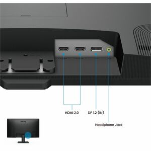 Monitor Led Benq Gw2790q 27" (68.6cm) Clase Wqhd - 16:9 - 27" (68.6cm) Viewable - Tecnología Conmutación En El Mismo Plano (in-Plane Switching, Ips) - Led Retroiluminación - 2560 X 1440 - 16,7 Millones De Colores - 350cd/M² - 1ms - 100hz Frecuencia De Actualización - Altavoces - Hdmi - Displayport - Compatible Con Montura Vesa - Image 3