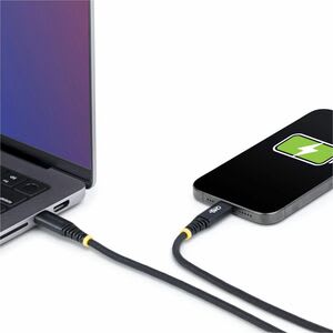 Cable De Carga Usb-C De 2m - Cable Cargador Usb Tipo C - Pd 240w 5a Epr - Recubrimiento De Silicona Trenzada - Cable Cargador Usb 2.0 De Servicio Pesado - Certificado Usb-If - Image 2