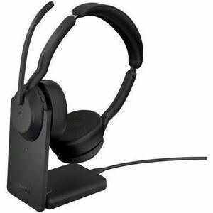 Auriculares Jabra Evolve2 55 Inalámbrico Sobre La Oreja Estéreo - Negro - Binaural - Cerrado - 3000cm - Bluetooth - 20hz A 20khz - Tecnología Mems, Función De Cancelación De Ruido Ambiente Micrófono - Cancelación De Ruido