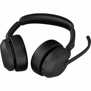 Auriculares Jabra Evolve2 55 Inalámbrico Sobre La Oreja Estéreo - Negro - Binaural - Cerrado - 3000cm - Bluetooth - 20hz A 20khz - Tecnología Mems, Función De Cancelación De Ruido Ambiente Micrófono - Cancelación De Ruido