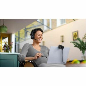 Auriculares Jabra Evolve2 55 Inalámbrico Sobre La Oreja Estéreo - Negro - Binaural - Cerrado - 3000cm - Bluetooth - 20hz A 20khz - Tecnología Mems, Función De Cancelación De Ruido Ambiente Micrófono - Cancelación De Ruido