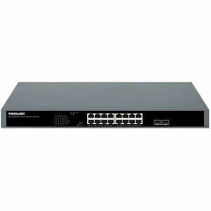 Intellinet Switch Poe+ Con 16 Puertos Gigabit Ethernet Y 2 Puertos Sfp - Intellinet Switch Poe