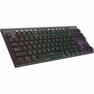 Balamrush Dominate Expert Gk959 Teclado Gaming - Sin Teclado Numérico - Inalámbrico Conectividad - Usb Interfaz - Rgb Led - Negro - Bluetooth/Rf - 5 - 2.40ghz - Multimedia, Botón De Control Tecla(s) De Acceso Rápido - Android, Apple Ios - Playstation 4, Playstation 5, Xbox - Mac - Plástico Abs