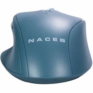Mouse Naceb - Radiofrecuencia - Usb - 5 Botón(es) - Azul - Inalámbrico - 2.40ghz - 1600 Dpi - Rueda De Desplazamiento - 1 X Aa Battery Supported - Image 5