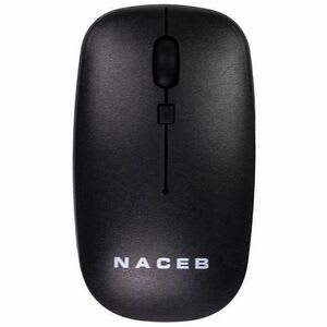 Mouse Naceb - Radiofrecuencia - Usb - 3 Botón(es) - Negro - Inalámbrico - 2.40ghz - 1600 Dpi - Rueda De Desplazamiento - 1 X Aa Battery Supported - Image 4