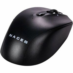 Mouse Naceb - Radiofrecuencia - Usb - 5 Botón(es) - Negro - Inalámbrico - 2.40ghz - 1600 Dpi - Rueda De Desplazamiento - 1 X Aa Battery Supported - Image 3
