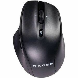 Mouse Naceb - Radiofrecuencia - Usb - 5 Botón(es) - Negro - Inalámbrico - 2.40ghz - 1600 Dpi - Rueda De Desplazamiento - 1 X Aa Battery Supported - Image 7
