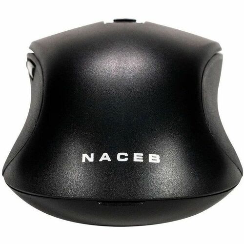 Mouse Naceb - Frecuencia Bluetooth/Radio - Usb - 6 Botón(es) - Negro - Inalámbrico - 2.40ghz - 32000 Dpi - Aa Battery Supported