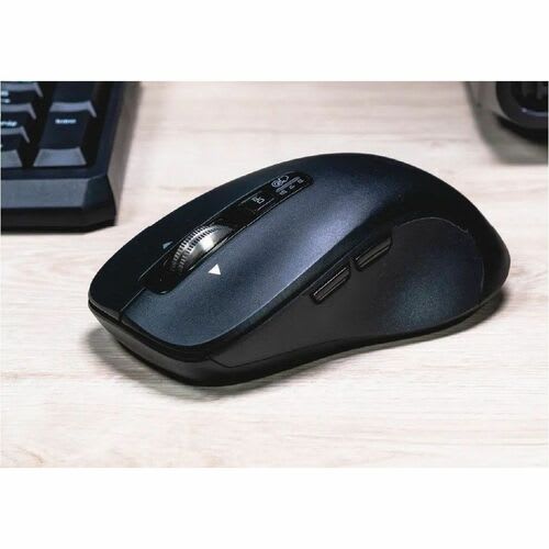 Mouse Naceb - Frecuencia Bluetooth/Radio - Usb - 6 Botón(es) - Negro - Inalámbrico - 2.40ghz - 32000 Dpi - Aa Battery Supported