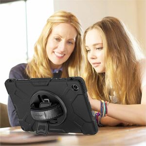 Funda Rígida Con Soporte Para Samsung Galaxy Tab® A9+ (11") - Amortiguador, Resistente A Caídas, Resistente A Impactos, Protector De Pantalla Resistente A Los Arañazos, Resistente A Golpes - Policarbonato, Silicona, Poliuretano Body - Correa De Mano, Correa De Hombro - 27.9mm Altura X 149.1mm Ancho X 278.9mm Profundidad - Image 12