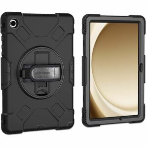 Funda Rígida Con Soporte Para Samsung Galaxy Tab® A9+ (11") - Amortiguador, Resistente A Caídas, Resistente A Impactos, Protector De Pantalla Resistente A Los Arañazos, Resistente A Golpes - Policarbonato, Silicona, Poliuretano Body - Correa De Mano, Correa De Hombro - 27.9mm Altura X 149.1mm Ancho X 278.9mm Profundidad - Image 16