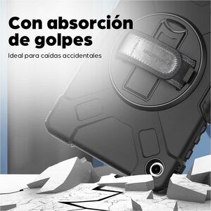Funda Rígida Con Soporte Para Samsung Galaxy Tab® A9+ (11") - Amortiguador, Resistente A Caídas, Resistente A Impactos, Protector De Pantalla Resistente A Los Arañazos, Resistente A Golpes - Policarbonato, Silicona, Poliuretano Body - Correa De Mano, Correa De Hombro - 27.9mm Altura X 149.1mm Ancho X 278.9mm Profundidad - Image 24