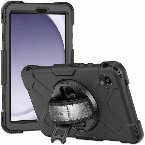 Funda Rígida Con Soporte Para Samsung Galaxy Tab® A9 (8.7") - Amortiguador, Resistente A Golpes, Resistente A Caídas, Resistente A Impactos, Protector De Pantalla Resistente A Los Arañazos - Policarbonato, Silicona, Poliuretano Body - Correa De Mano, Correa De Hombro - 27.9mm Altura X 149.1mm Ancho X 235mm Profundidad - Al Por Menor - Image 8
