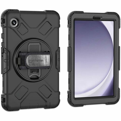 Funda Rígida Con Soporte Para Samsung Galaxy Tab® A9 (8.7") - Amortiguador, Resistente A Golpes, Resistente A Caídas, Resistente A Impactos, Protector De Pantalla Resistente A Los Arañazos - Policarbonato, Silicona, Poliuretano Body - Correa De Mano, Correa De Hombro - 27.9mm Altura X 149.1mm Ancho X 235mm Profundidad - Al Por Menor - Image 9