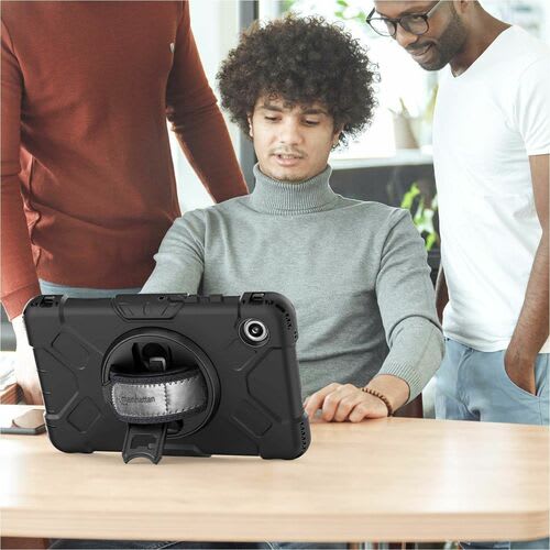 Funda Rígida Con Soporte Para Samsung Galaxy Tab® A9 (8.7") - Amortiguador, Resistente A Golpes, Resistente A Caídas, Resistente A Impactos, Protector De Pantalla Resistente A Los Arañazos - Policarbonato, Silicona, Poliuretano Body - Correa De Mano, Correa De Hombro - 27.9mm Altura X 149.1mm Ancho X 235mm Profundidad - Al Por Menor - Image 10