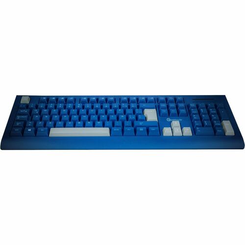 Getttech Teclado Slim Getttch 8m Pulsaciones Usb Con Reposamanos Azu