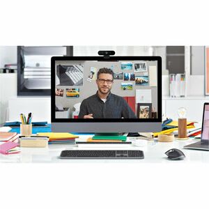 Logitech Cámara Web Logitech Brio - 13megapíxel - Grafito - 4k - 3840 X 2160 Vídeo - Micrófono - Micrófono