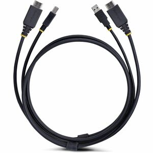 Startech.com Cable Kvm Hdmi Y Usb 3.0 5gbps De 1.8m - 4k 60hz - Cable Combo Hdmi 2.0 Y Usb Para Switch Kvm - Cable For Conmutador Kvm, Computador, Servidor - 18gbit/S - Níquel Conector Chapado - Negro