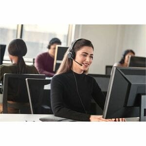 Auriculares Jabra Evolve2 30 Se Cableado Sobre La Oreja, Sobre La Cabeza Estéreo - Certificación Microsoft Teams - Binaural - Supra-Aural - 20hz A 20khz - 150cm Cable - Tecnología Mems, Condensador Electret Micrófono - Usb Tipo C