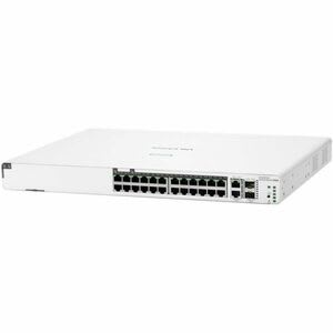 Aruba Instant On 1960 24 Puertos Gestionable Conmutador Ethernet - Ethernet De 10 Gigabits, Gigabit Ethernet - 10gbase-T, 10gbase-X, 10/100/1000base-T - 2 Capa Compatible - Modular - 80w Power Consumption - 370w Rendimiento Poe - Fibra óptica, Par Trenzado - Poe Ports - Montable En Bastidor, Superficie De Mesa, Montaje En Pared, Debajo De Mesa, Montaje En Armario