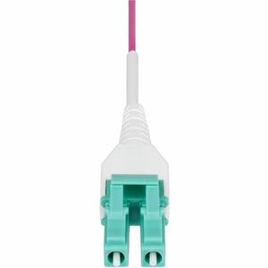 StarTech.com Startech.com Cable De Fibra óptica Multimodo Om4 Lc A Lc Upc De 5m - 50/125 - 100g - Violeta érica - Cable Uniboot De Fibra - Riser Ofnr - Cable For Dispositivo De Red, Conmutador, Servidor, Transceptor - 100gbit/S - Cable De Conexión - Ofnr, Tarjeta Elevadora - 50/125 µm