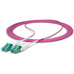 Startech.com Cable De Fibra óptica Multimodo Om4 Lc A Lc Upc De 5m - 50/125 - 100g - Violeta érica - Cable Uniboot De Fibra - Riser Ofnr - Cable For Dispositivo De Red, Conmutador, Servidor, Transceptor - 100gbit/S - Cable De Conexión - Ofnr, Tarjeta Elevadora - 50/125 µm