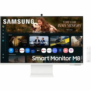 Monitor Lcd Inteligente Samsung S32fm801ul 32" (81.3cm) Clase 4k Uhd - 16:9 - Blanco Caliente - 32" (81.3cm) Viewable - Vertical Alignment (va) - 3840 X 2160 - Mil Millones De Colores - 300cd/M² - 4ms - 60hz Frecuencia De Actualización - Altavoces - Altura, Pivote, Inclinable - Usb Tipo-C - Hdmi - Compatible Con Montura Vesa - Concentrador Usb - Image 17
