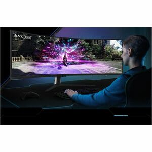 Mini Monitor Led De Juego Samsung Odyssey Neo G9 S57cg950nl 57" (144.8cm) Clase Duhd Pantalla Curva - 32:9 - Negro, Blanco - 57" (144.8cm) Viewable - Vertical Alignment (va) - Mini Led Retroiluminación - 7680 X 2160 - Mil Millones De Colores - Freesync Premium Pro - 350cd/M² - 1ms - 240hz Frecuencia De Actualización - Giratoria, Inclinable, Altura - Hdmi - Displayport - Compatible Con Montura Vesa - Conmutador Kvm, Concentrador Usb - Image 6